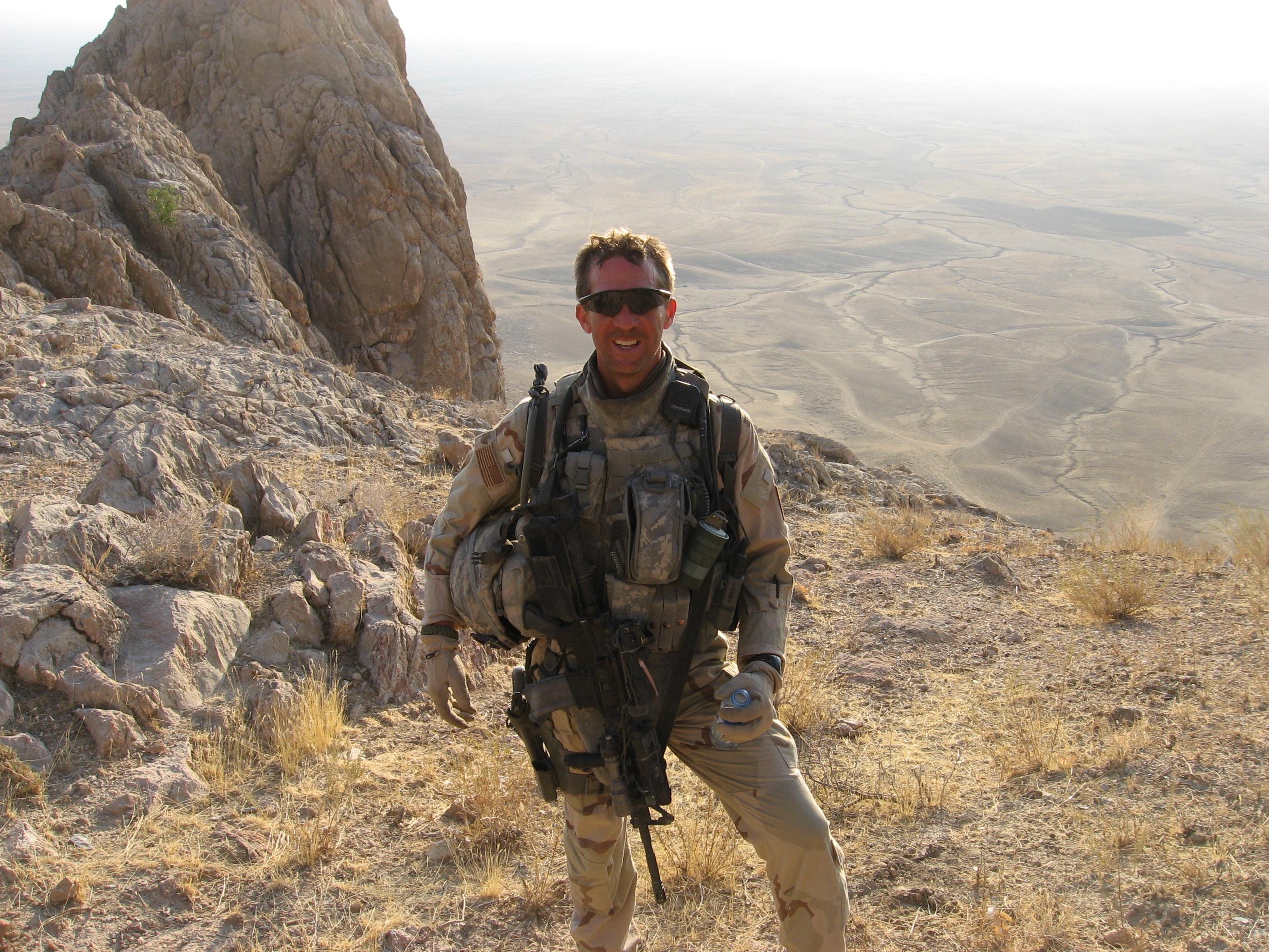 James E. Smith Jr. on deployment in Afghanistan with the 218th Brigade Combat Team